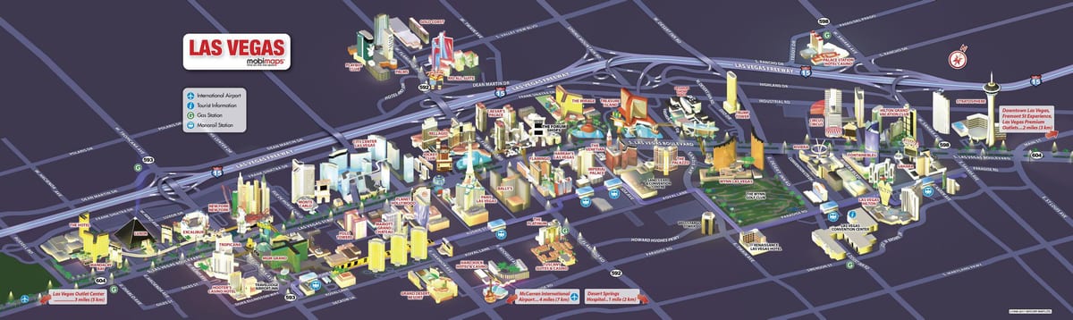 Las Vegas haritası