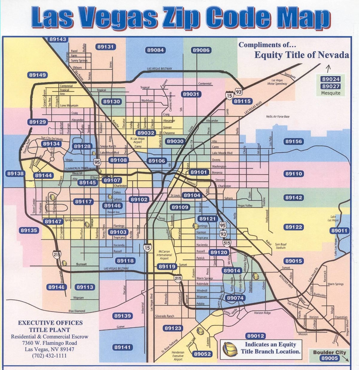 Las Vegas posta kodu göster
