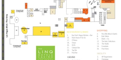Bunlar, Las Vegas haritası