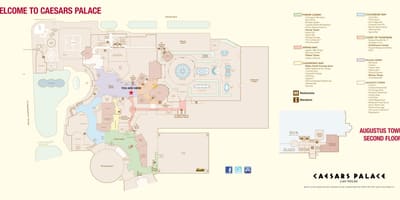 Caesars, Las Vegas haritası