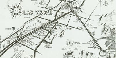 Eski Las Vegas strip göster