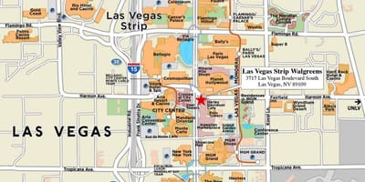 Las Vegas şehir haritası