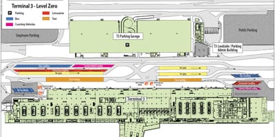 3 Las Vegas havaalanı terminal göster