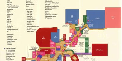 MGM grand, Las Vegas haritası
